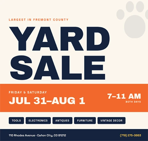 Yard Sale at the Humane Society of Fremont County
