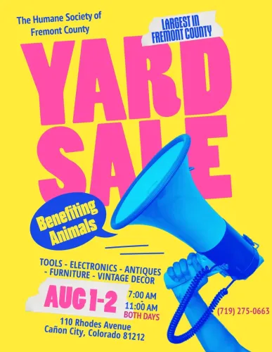 Yard Sale at the Humane Society of Fremont County